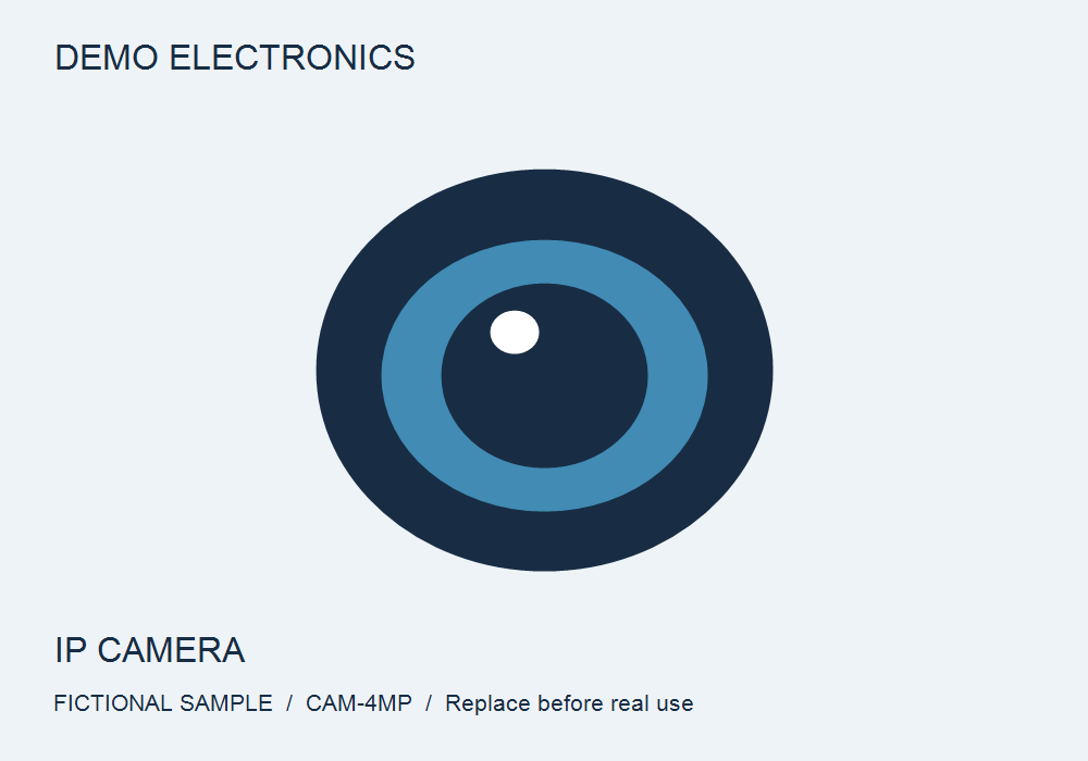 Demo Security Cameras illustration